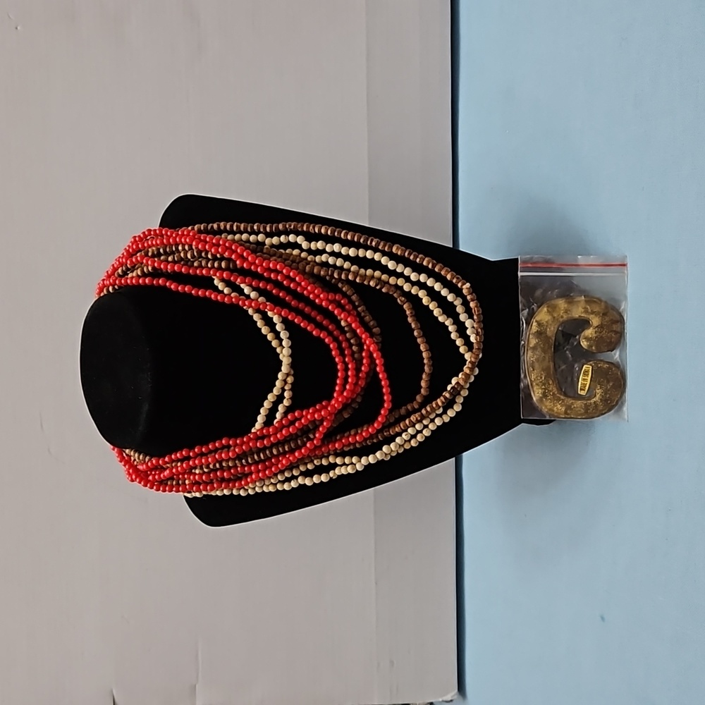 ** HOST PICK ** Vintage Love Bead Necklace with Metal Connector